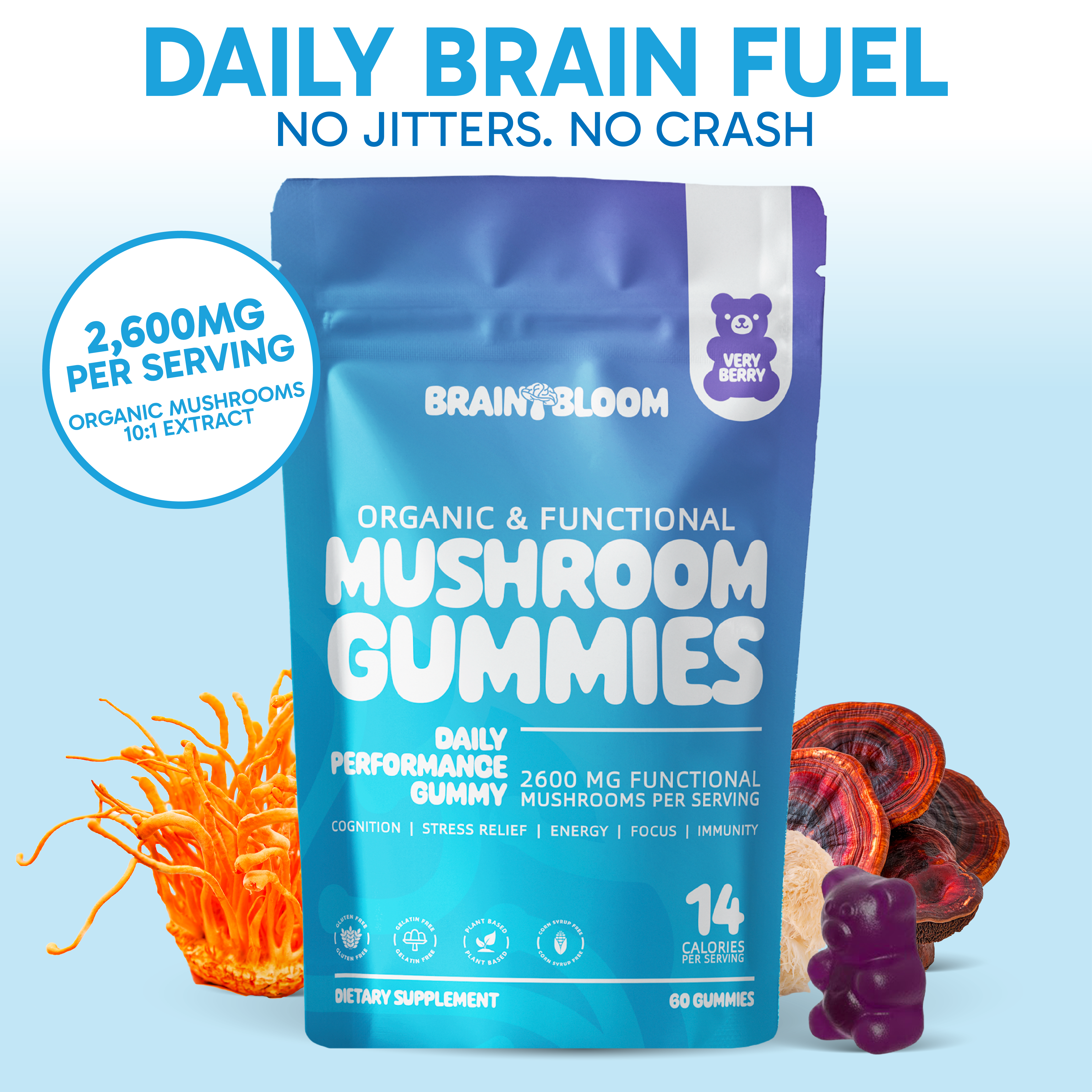 Super Mushroom Daily Gummies
